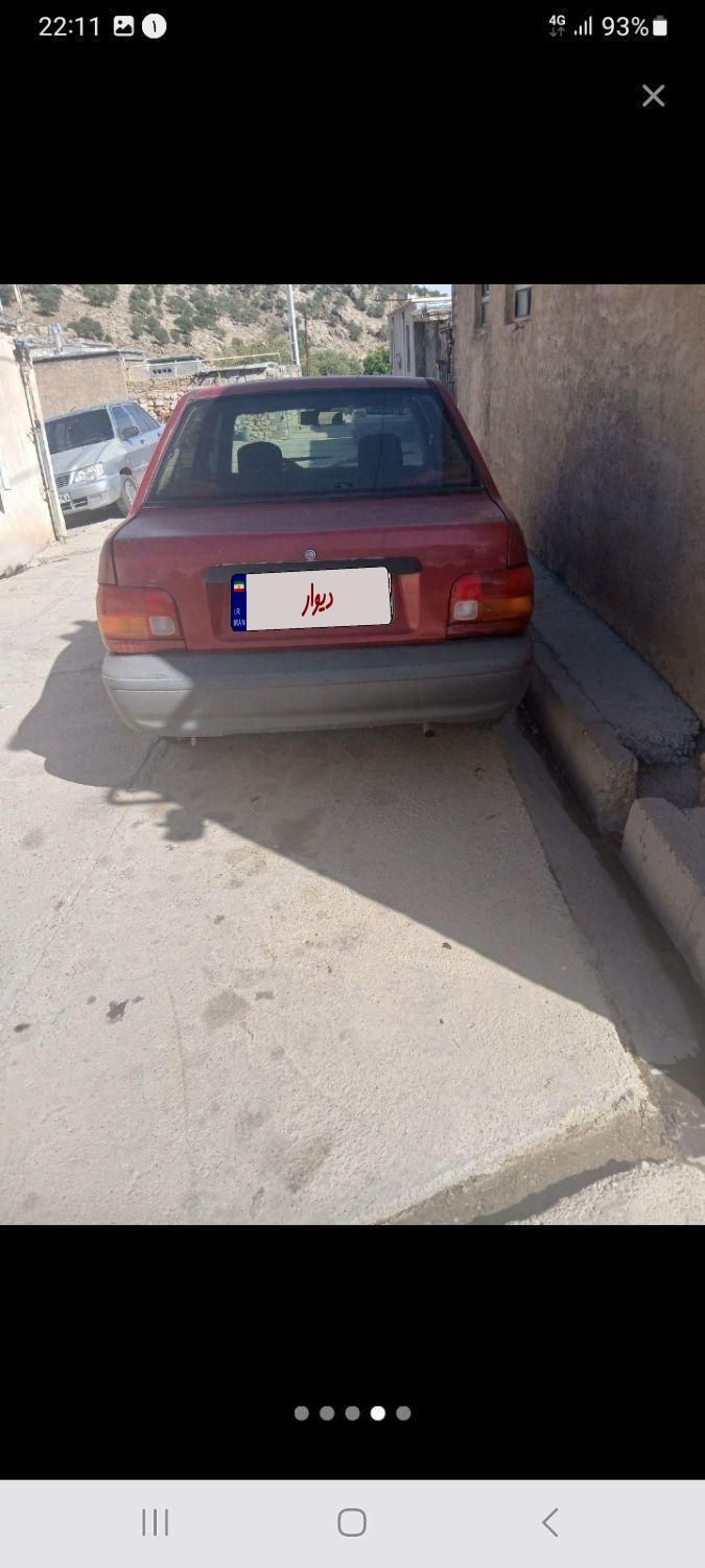 پراید صبا بنزینی - 1386