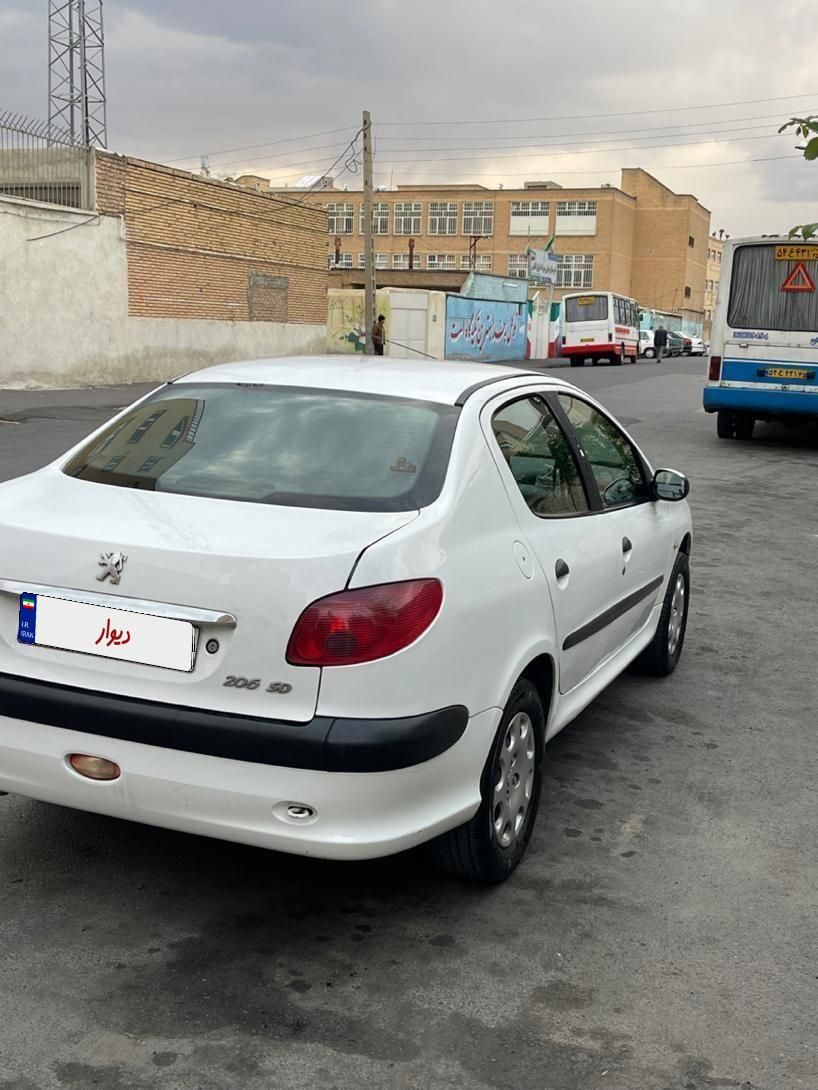 پژو ۲۰۶ صندوق دار v20 - 1390