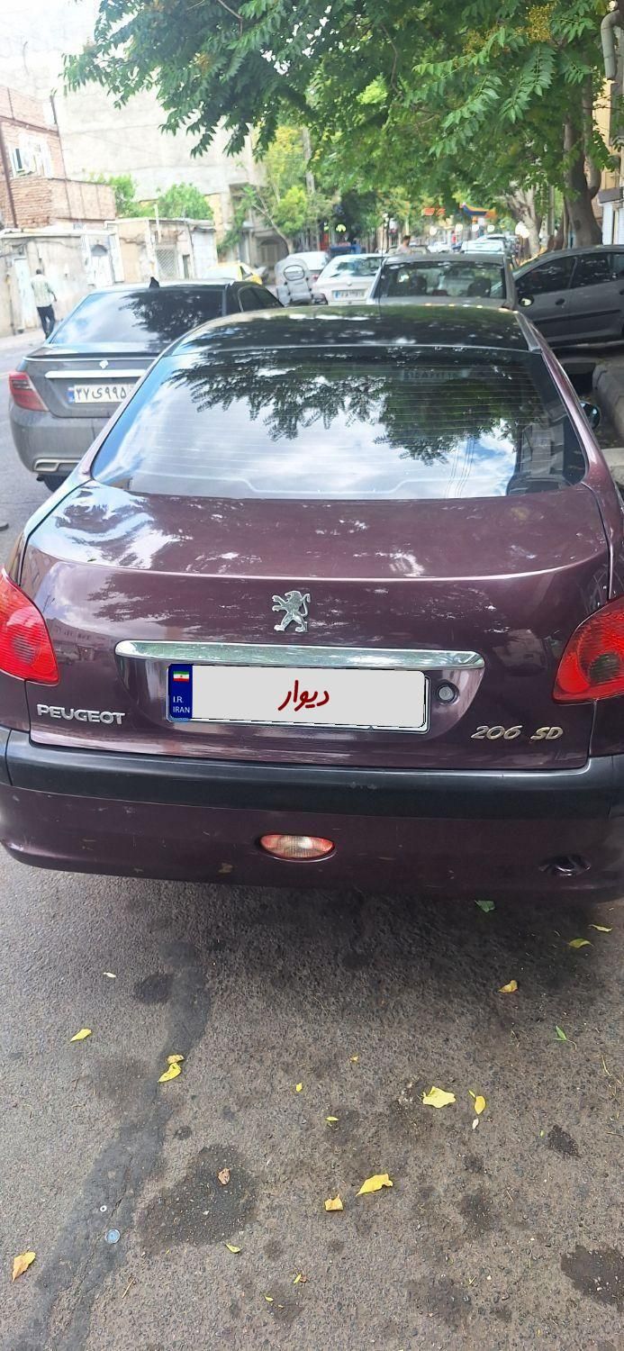 پژو ۲۰۶ صندوق دار v1 - 1390