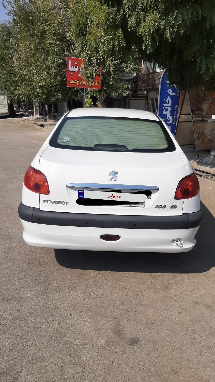 پژو ۲۰۶ صندوق دار v8 - 1398