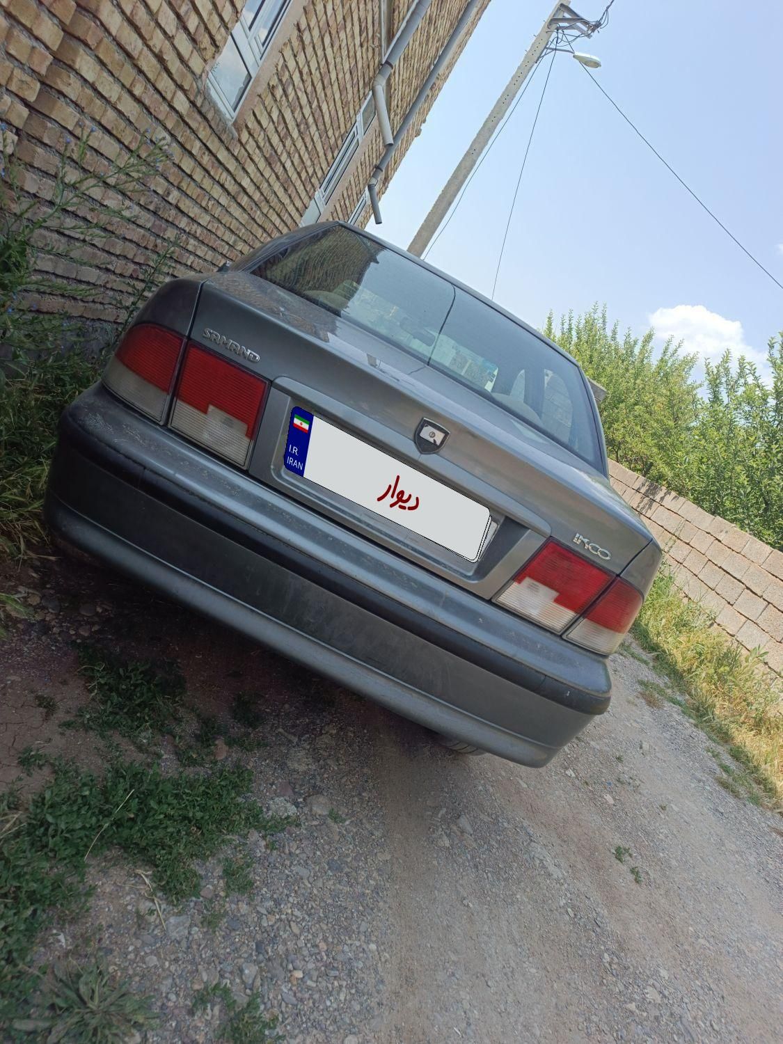 سمند X7 دوگانه سوز - 1386