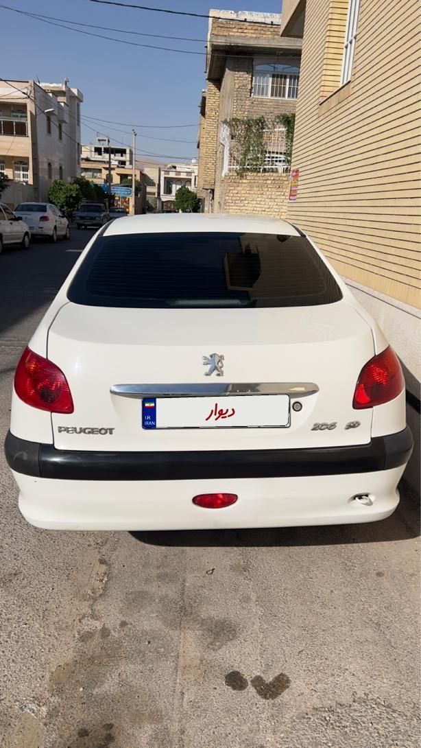 پژو ۲۰۶ صندوق دار v8 - 1388