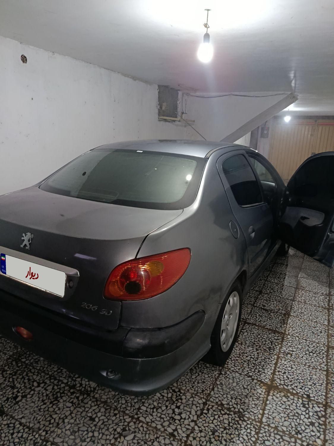 پژو ۲۰۶ صندوق دار v20 - 1388