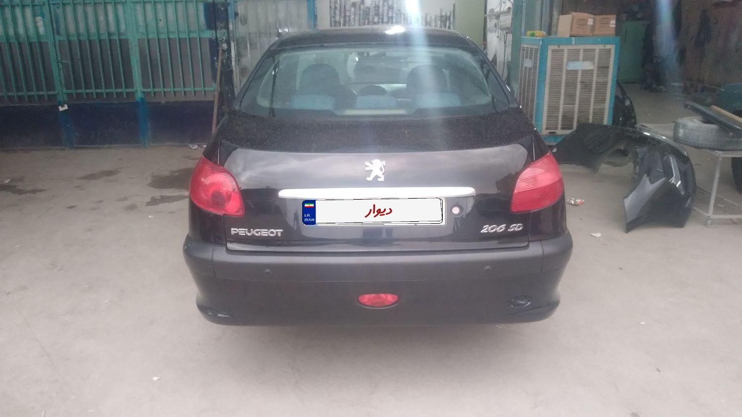 پژو ۲۰۶ صندوق دار v8 - 1386