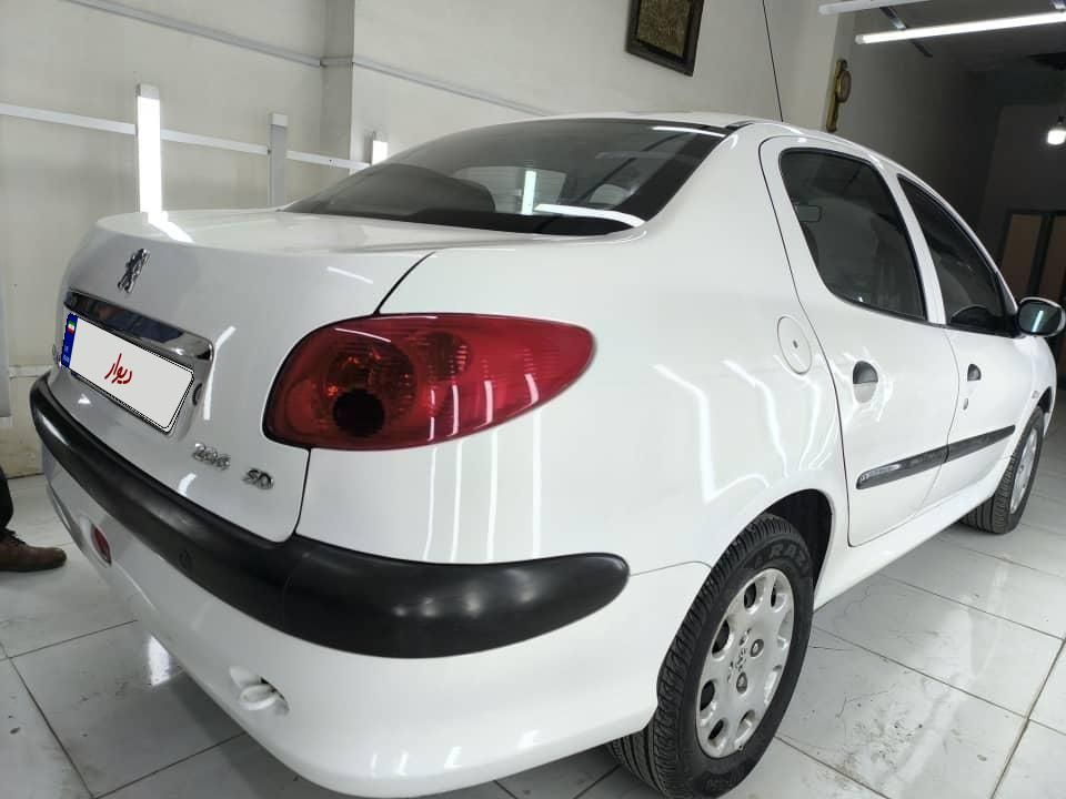 پژو ۲۰۶ صندوق دار v8 - 1396