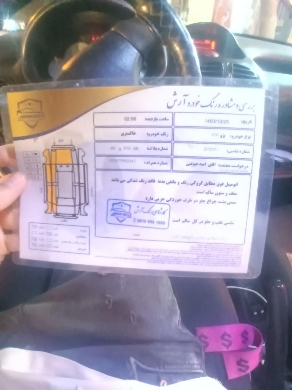 پژو 206 تیپ 2 - 1394