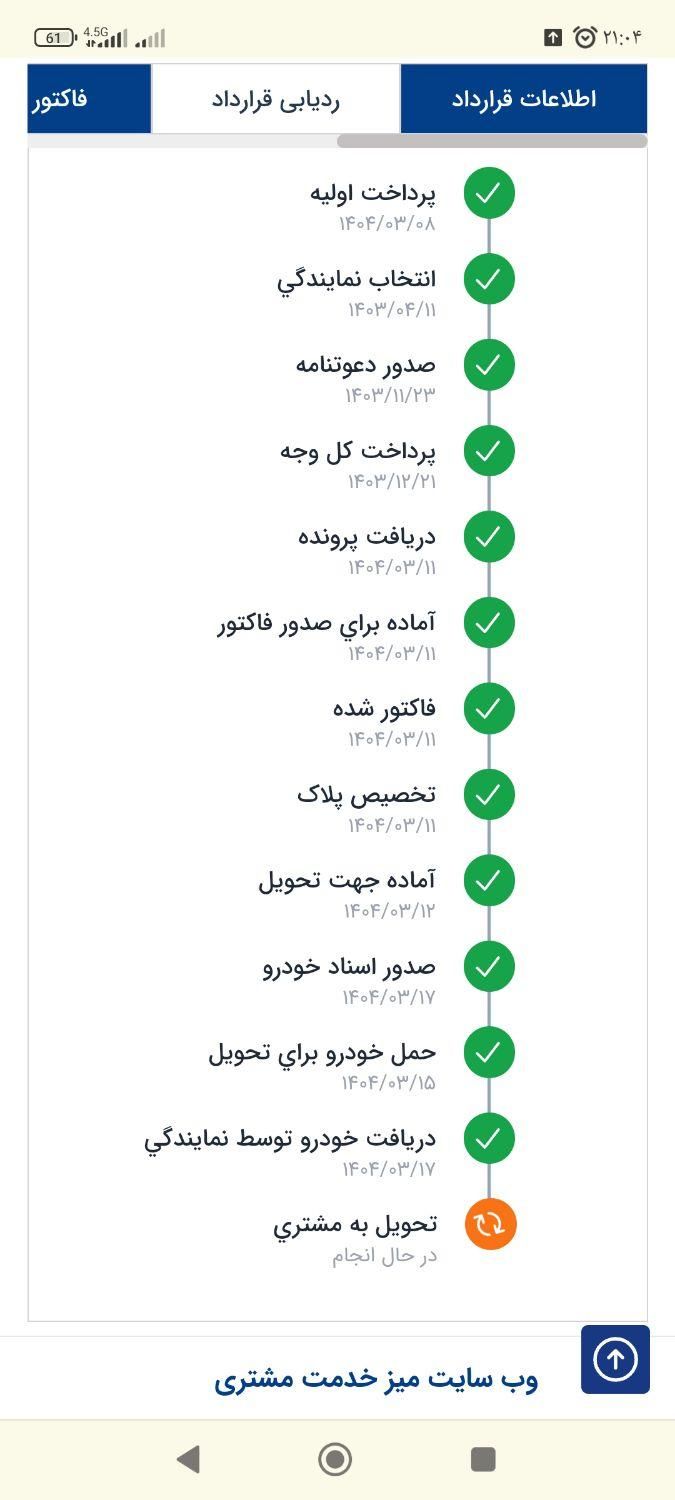 پژو 207 پانوراما اتوماتیک TU5P - 1404