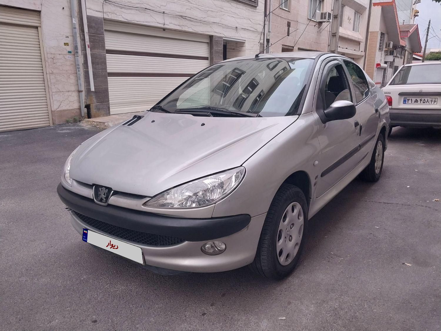پژو ۲۰۶ صندوق دار v8 - 1391