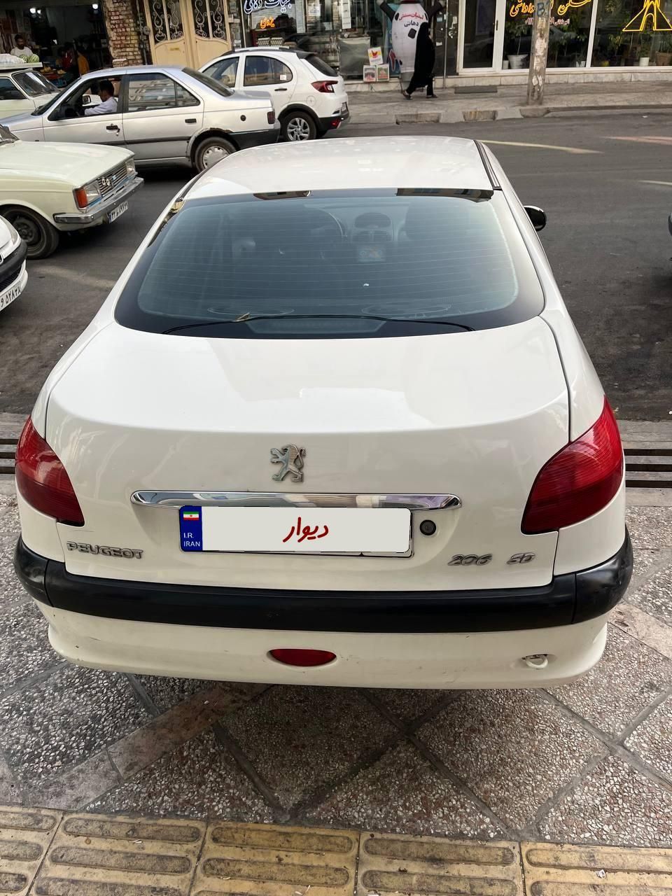 پژو ۲۰۶ صندوق دار v6 - 1389