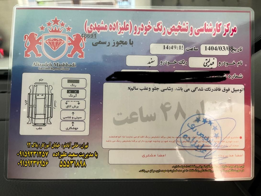 فیدلیتی پرایم تیپ ۲ (7 نفره) - 2024