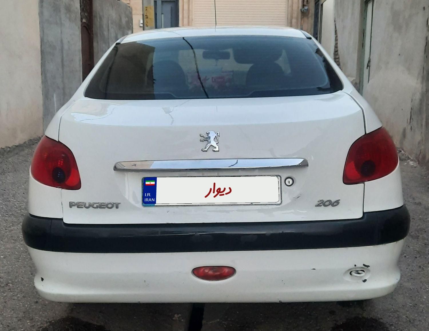 پژو ۲۰۶ صندوق دار v20 - 1388