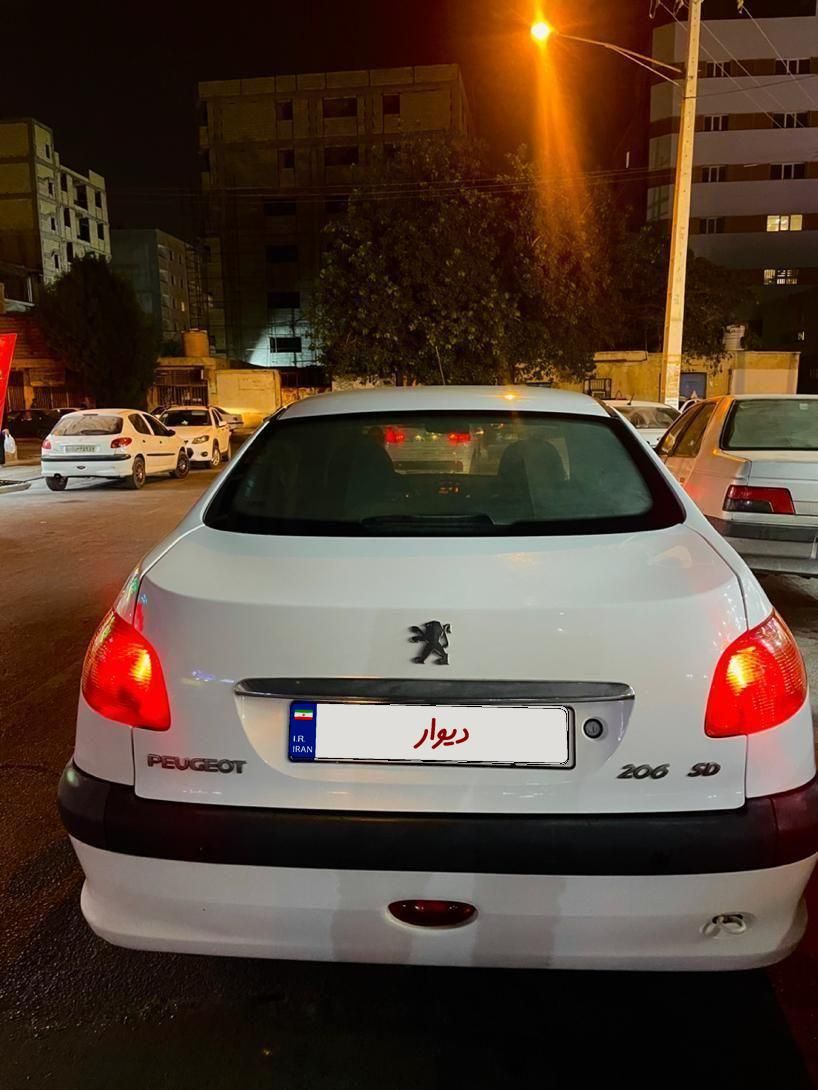 پژو ۲۰۶ صندوق دار v8 - 1393