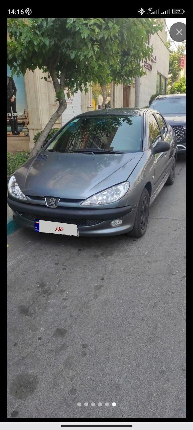 پژو ۲۰۶ صندوق دار v20 - 1388