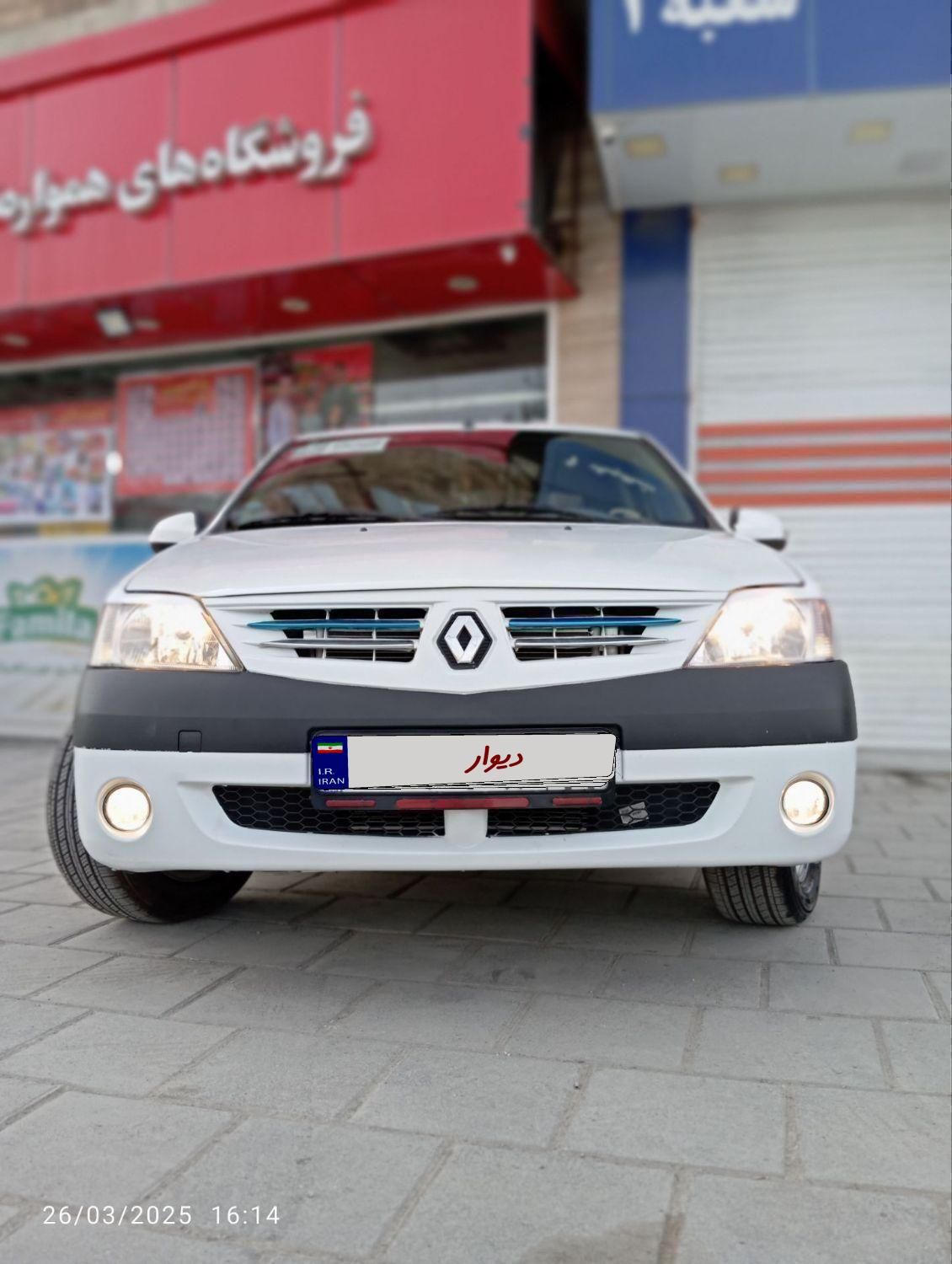 رنو پارس تندر گیربکس JHQ + مولتی مدیا - 1394
