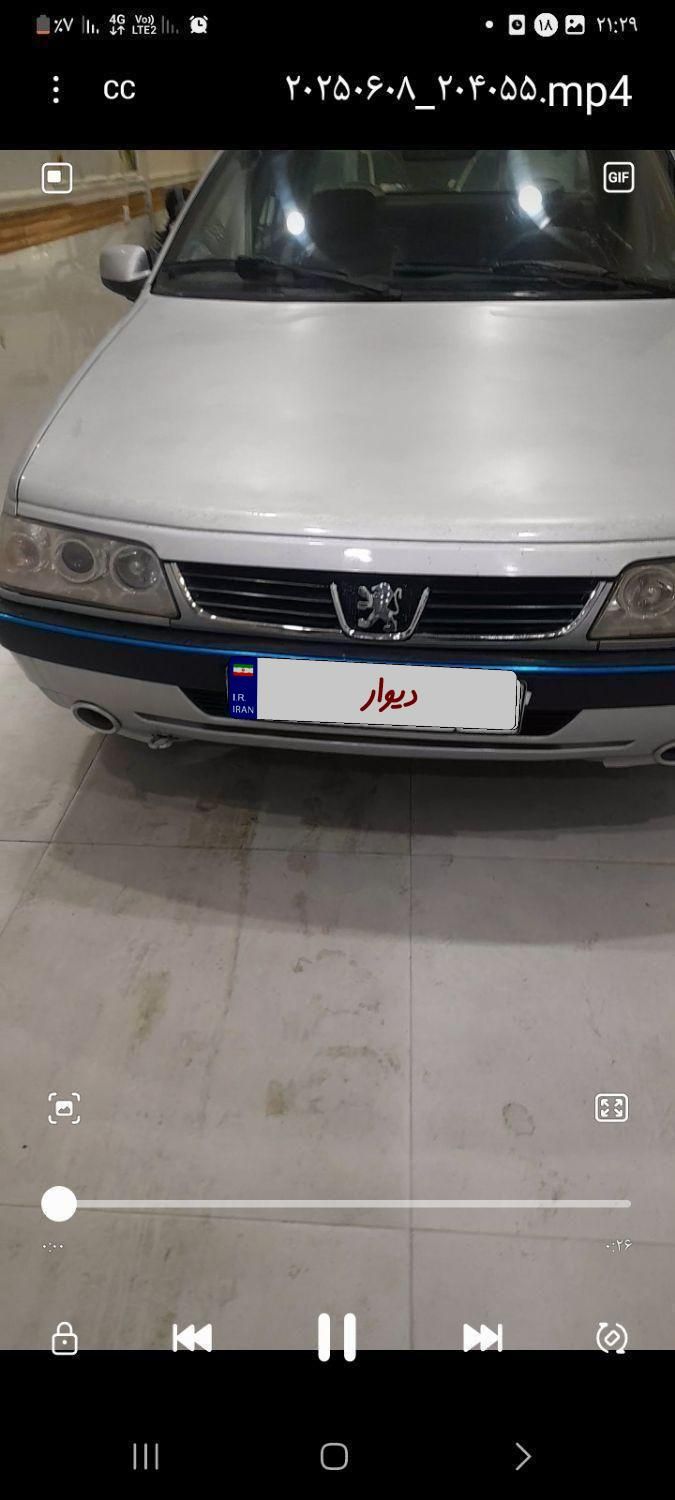 پژو 405 SLX بنزینی  XU7 - 1389