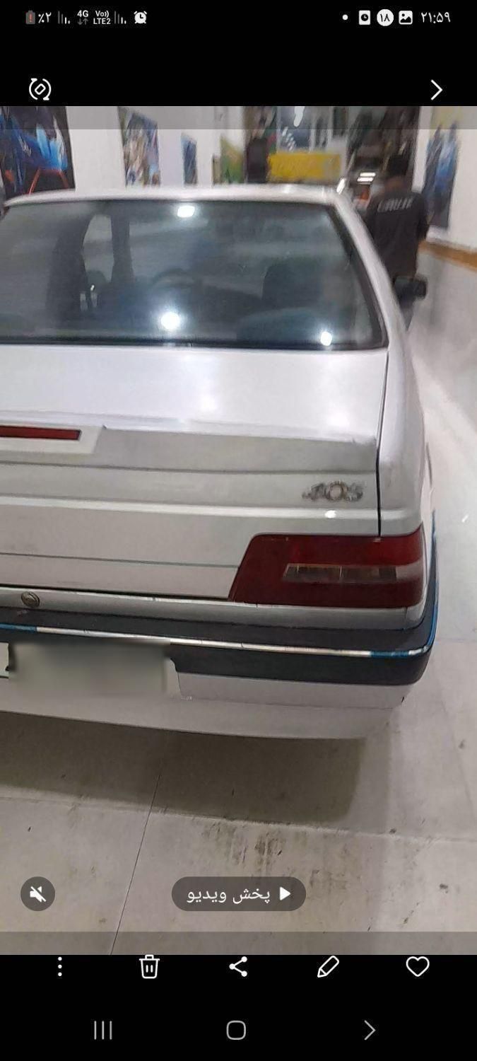 پژو 405 SLX بنزینی  XU7 - 1389