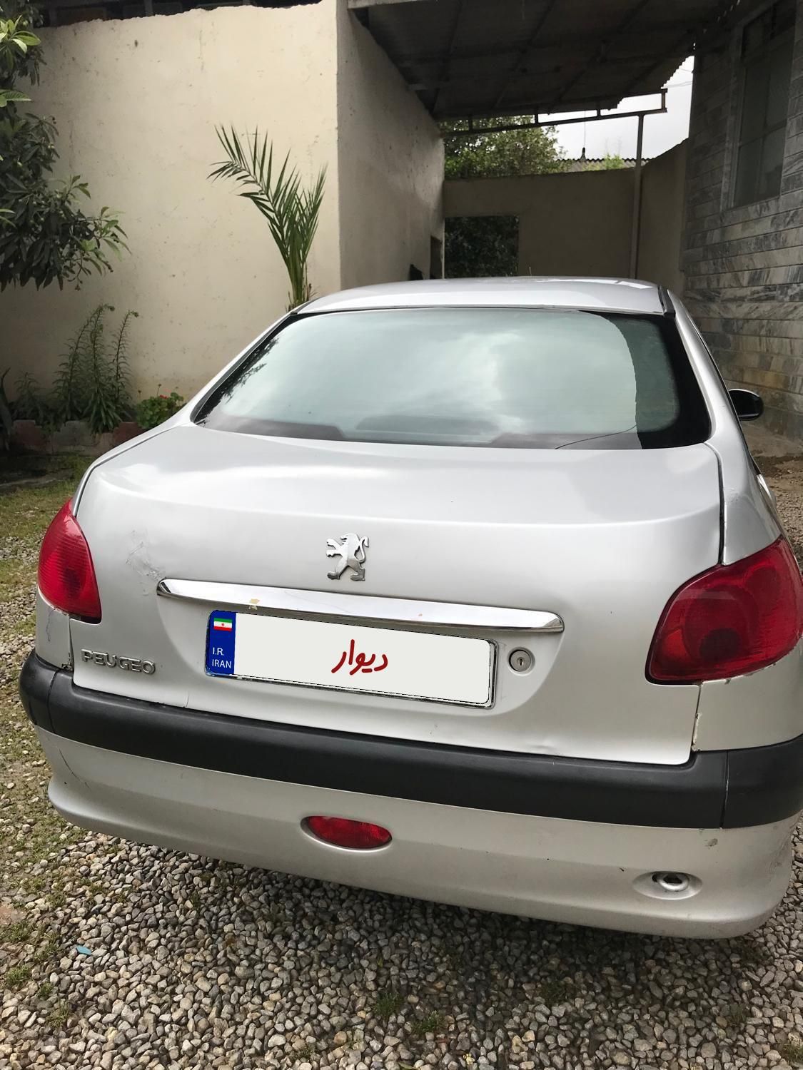 پژو ۲۰۶ صندوق دار v8 - 1386
