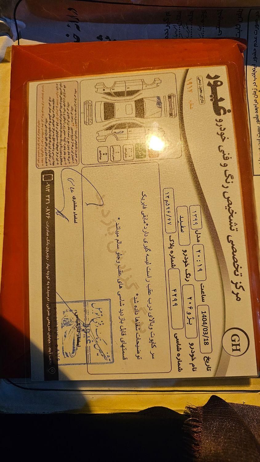 پژو 206 تیپ 2 - 1399
