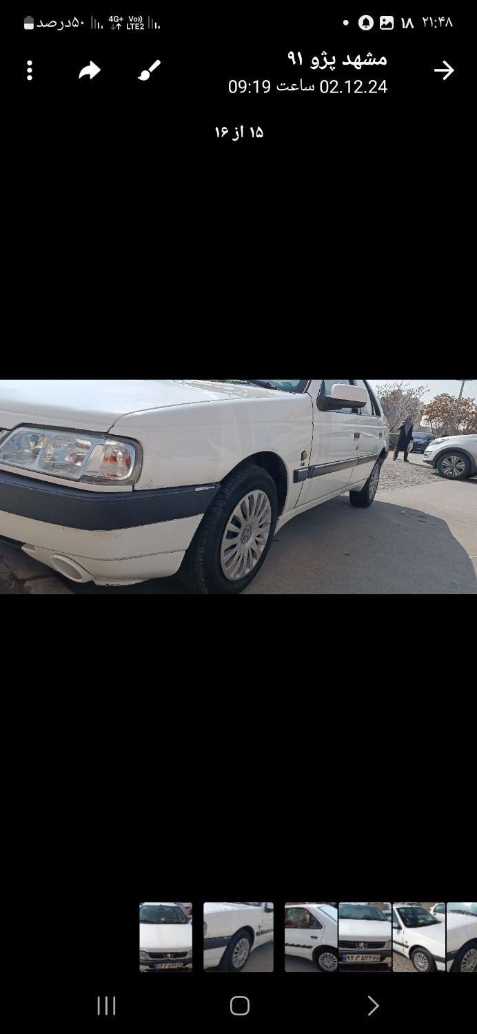 پژو 405 بنزینی GLX - TU5 - 1391