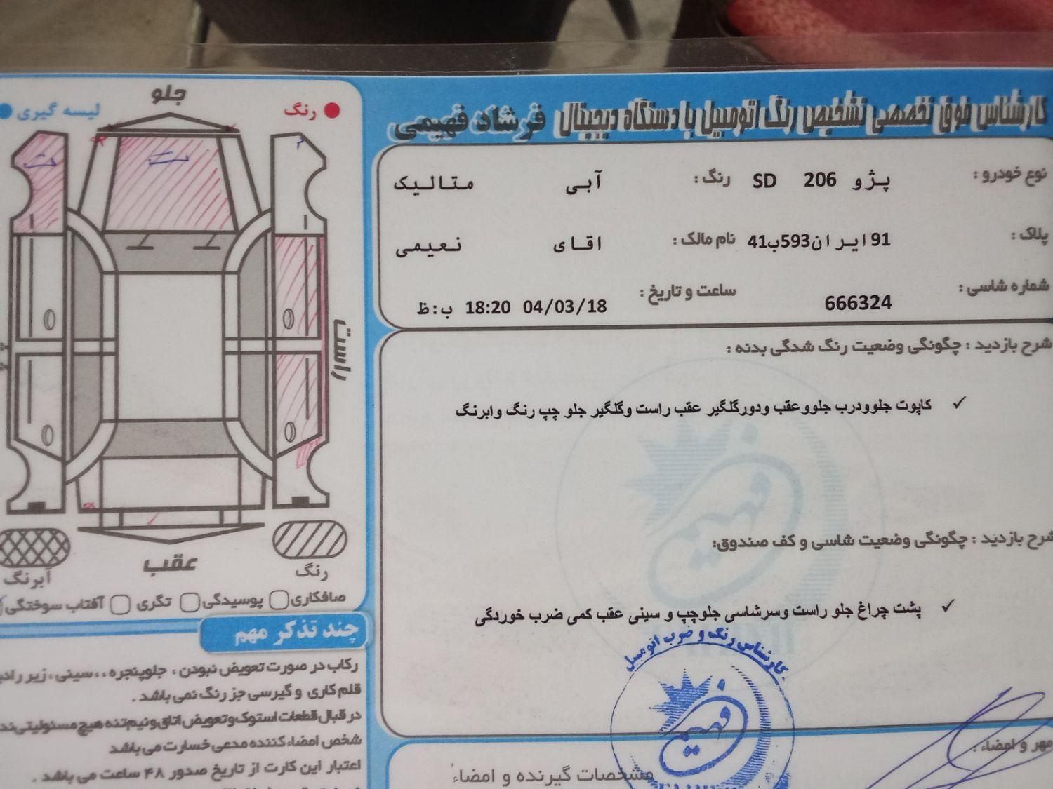 پژو ۲۰۶ صندوق دار v8 - 1393