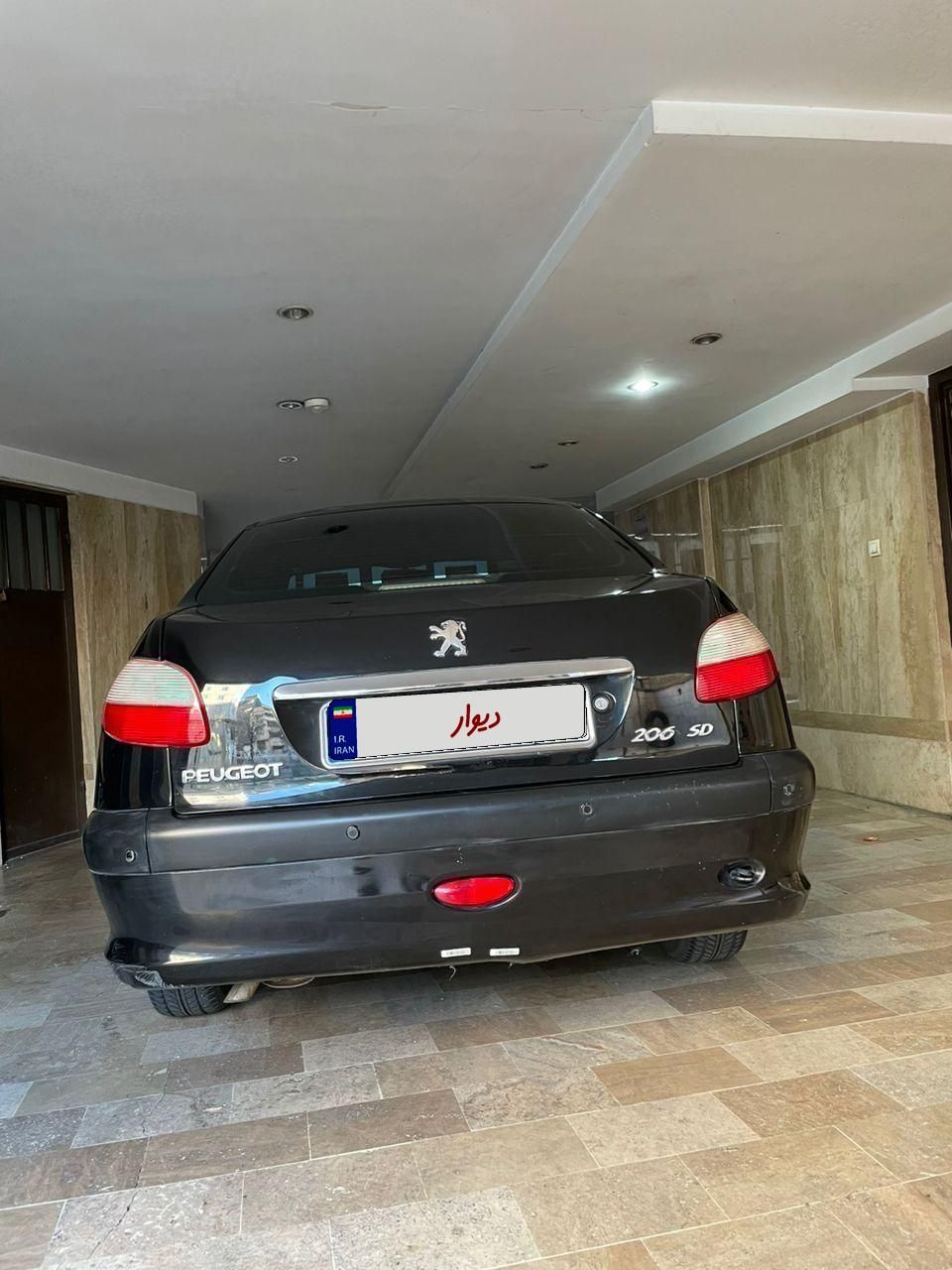 پژو ۲۰۶ صندوق دار v8 - 1390