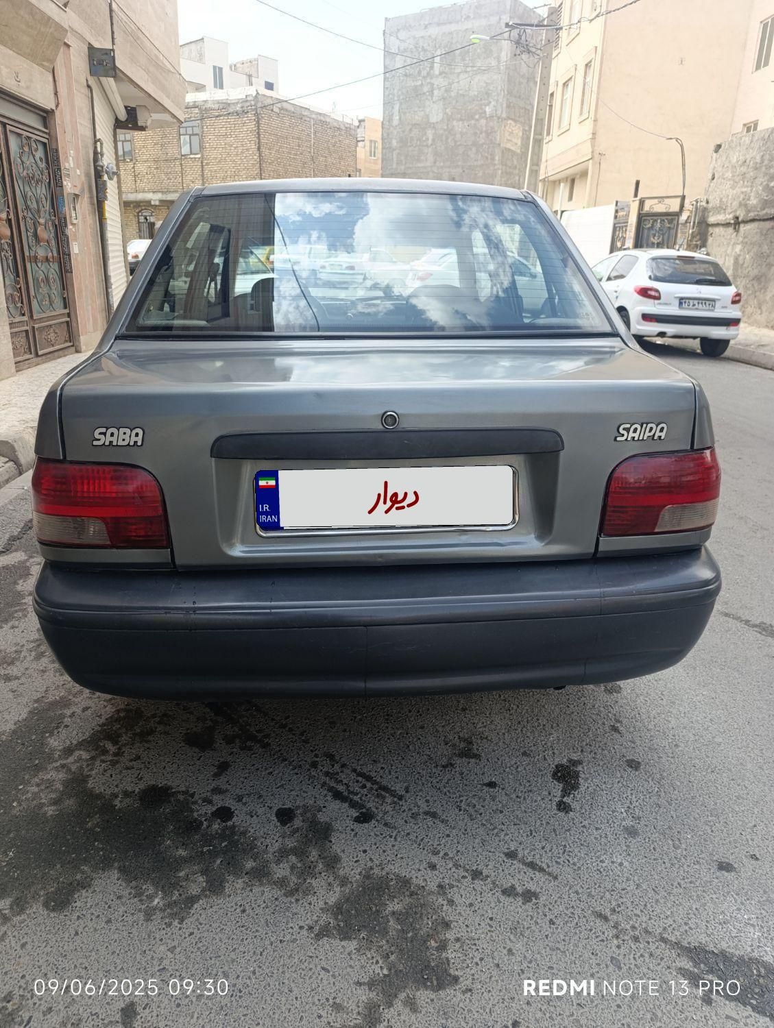 پراید صبا بنزینی - 1387