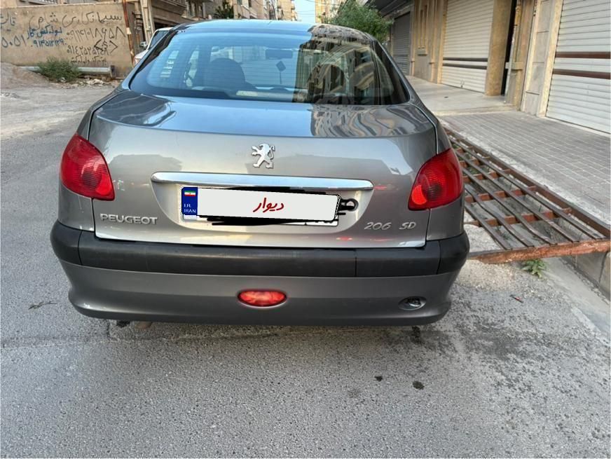 پژو ۲۰۶ صندوق دار v20 - 1390