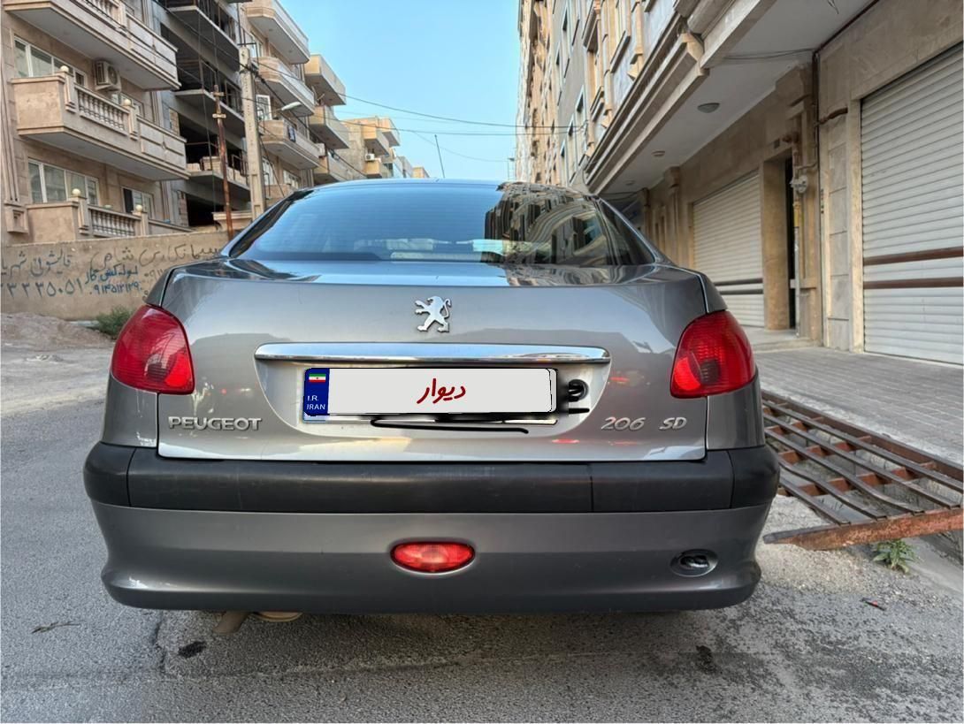 پژو ۲۰۶ صندوق دار v20 - 1390