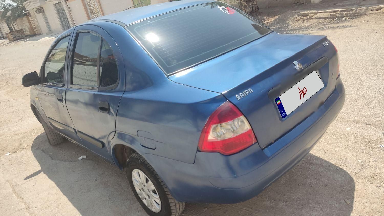 تیبا صندوق دار LX دوگانه سوز - 1391
