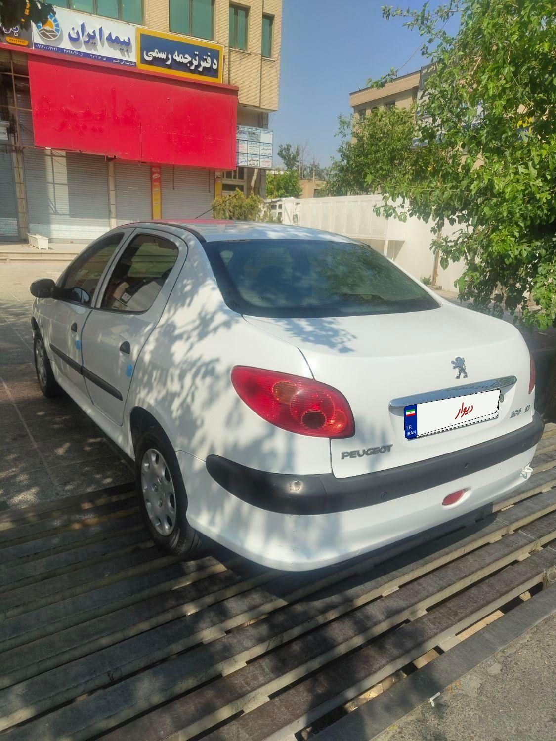 پژو ۲۰۶ صندوق دار v8 - 1395