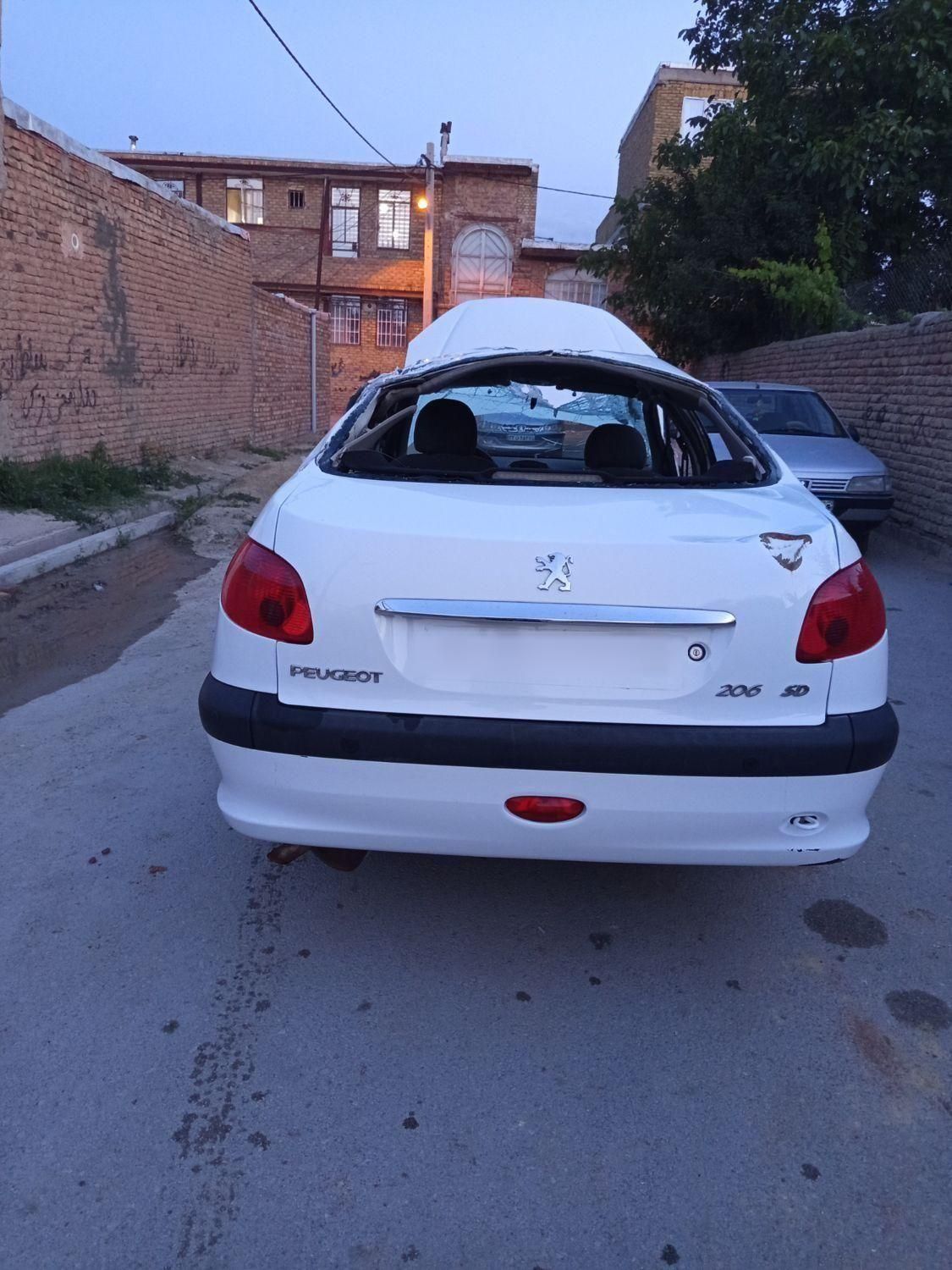 پژو ۲۰۶ صندوق دار v8 - 1394