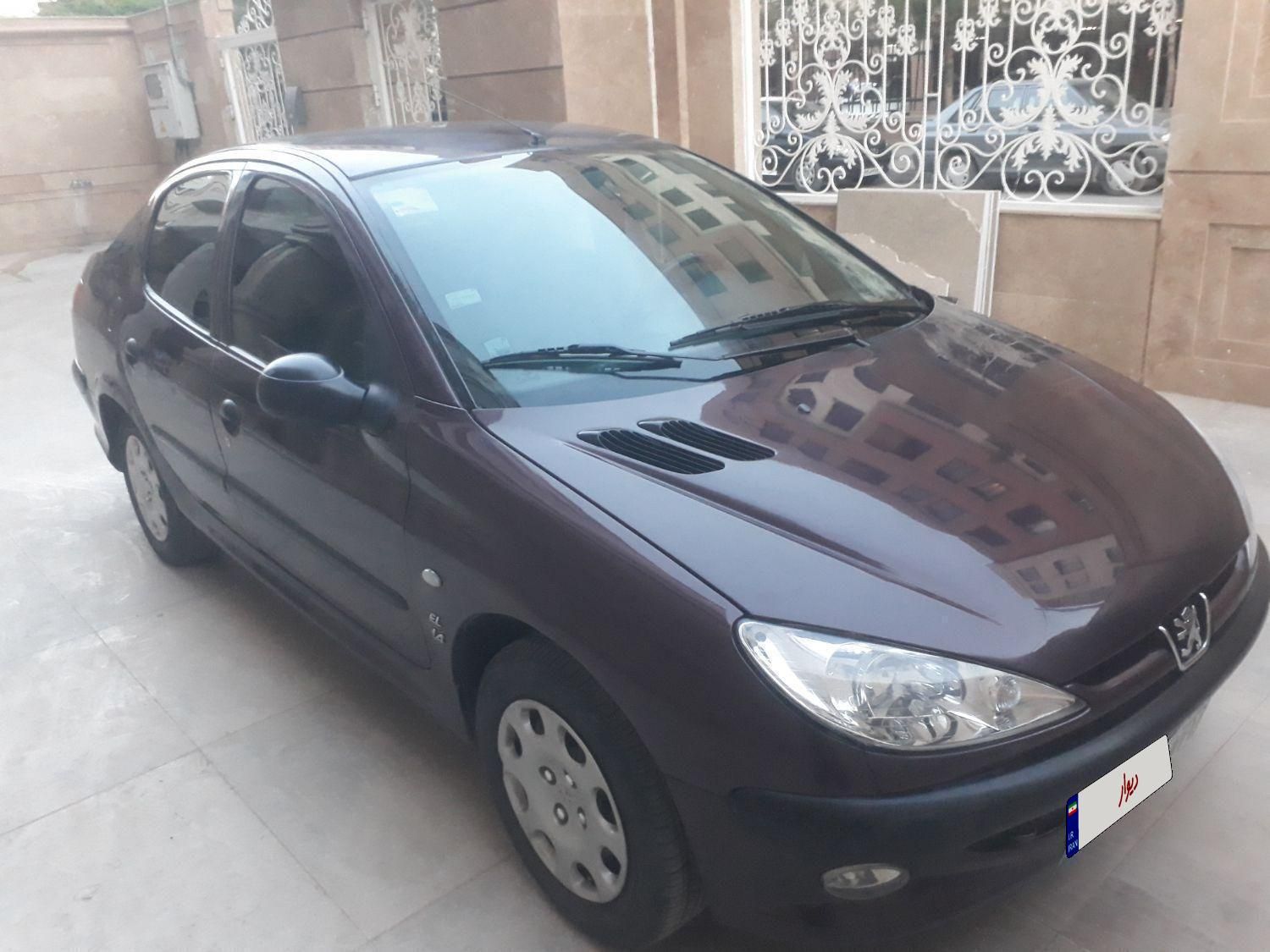 پژو ۲۰۶ صندوق دار v6 - 1389