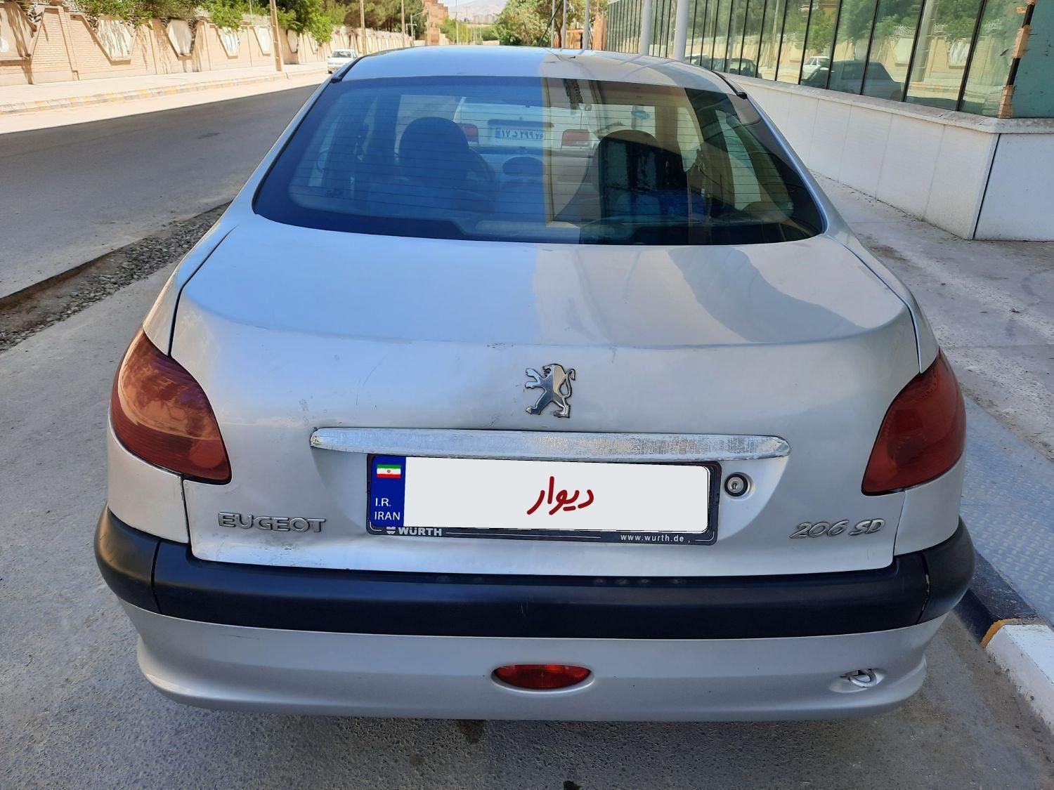 پژو ۲۰۶ صندوق دار v8 - 1386