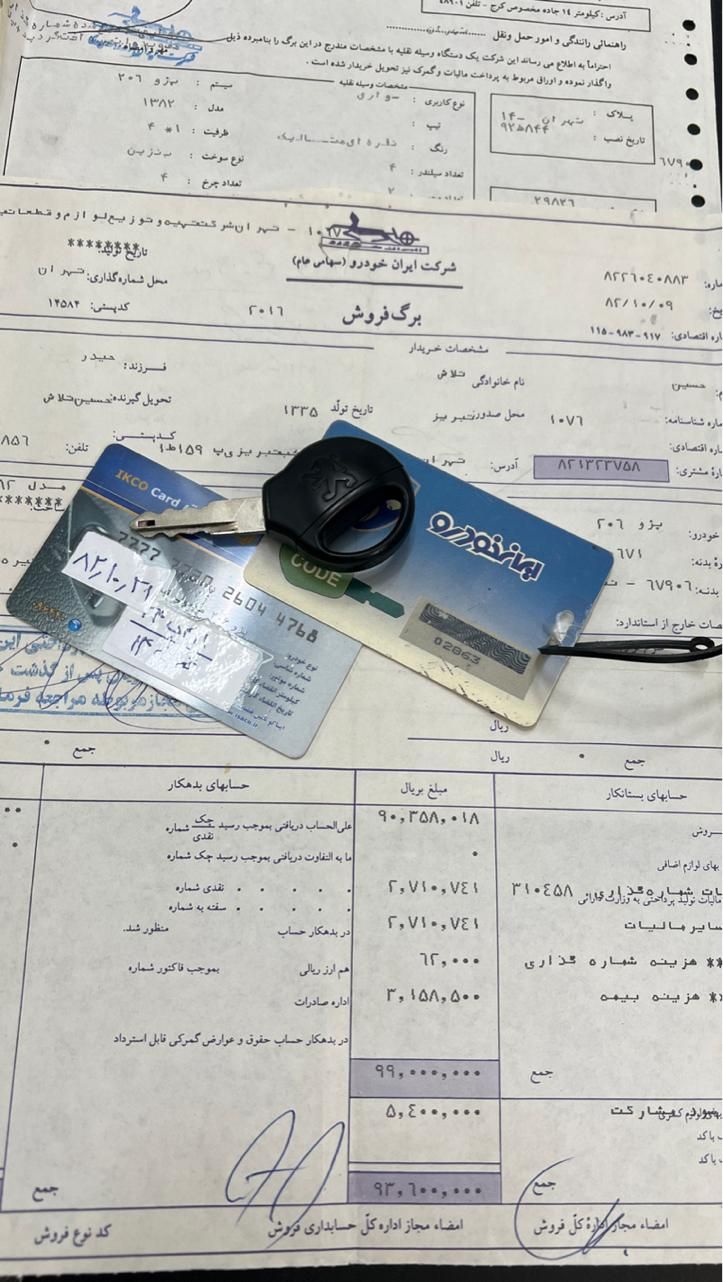 پژو 206 تیپ 2 - 1382