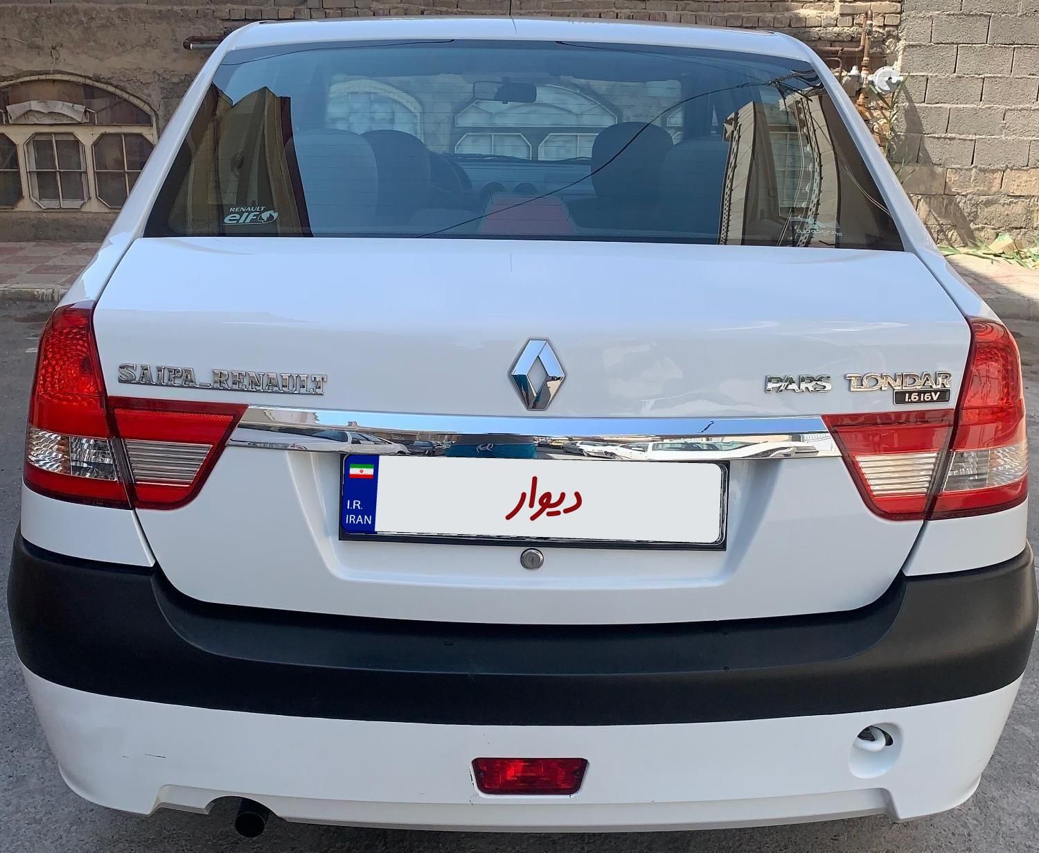 رنو پارس تندر گیربکس JHQ + مولتی مدیا - 1398