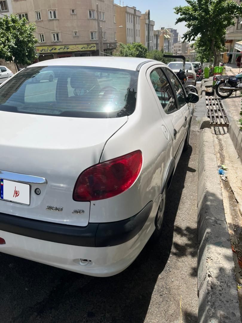 پژو ۲۰۶ صندوق دار v20 - 1386