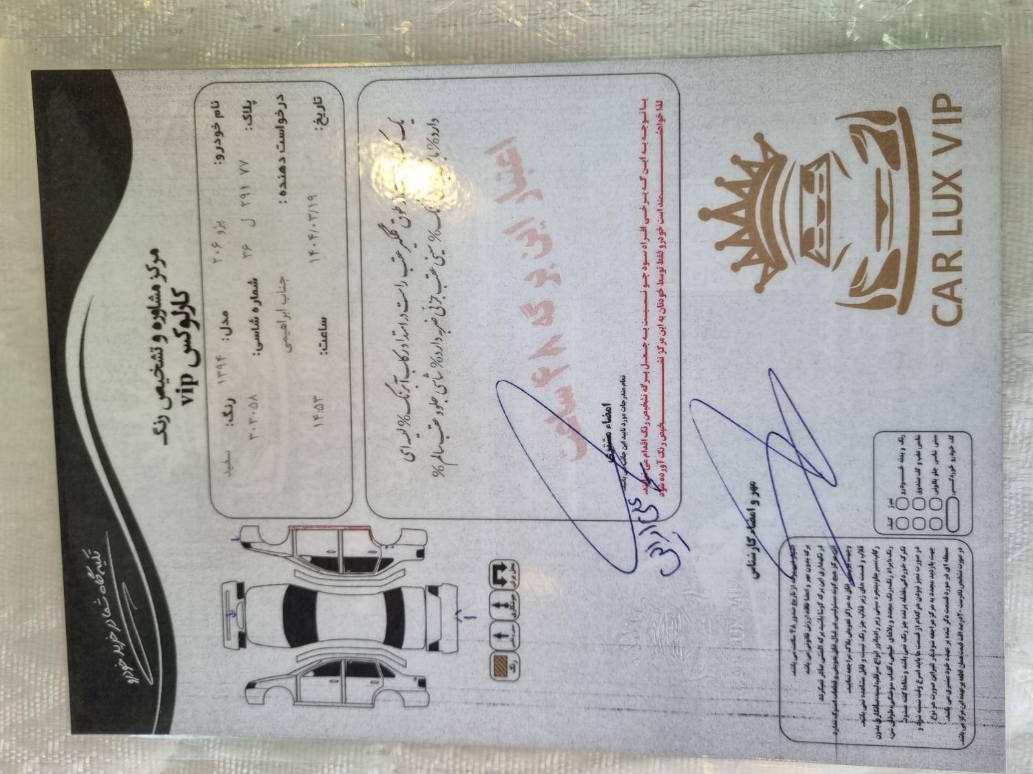 پژو 206 تیپ 5 - 1394