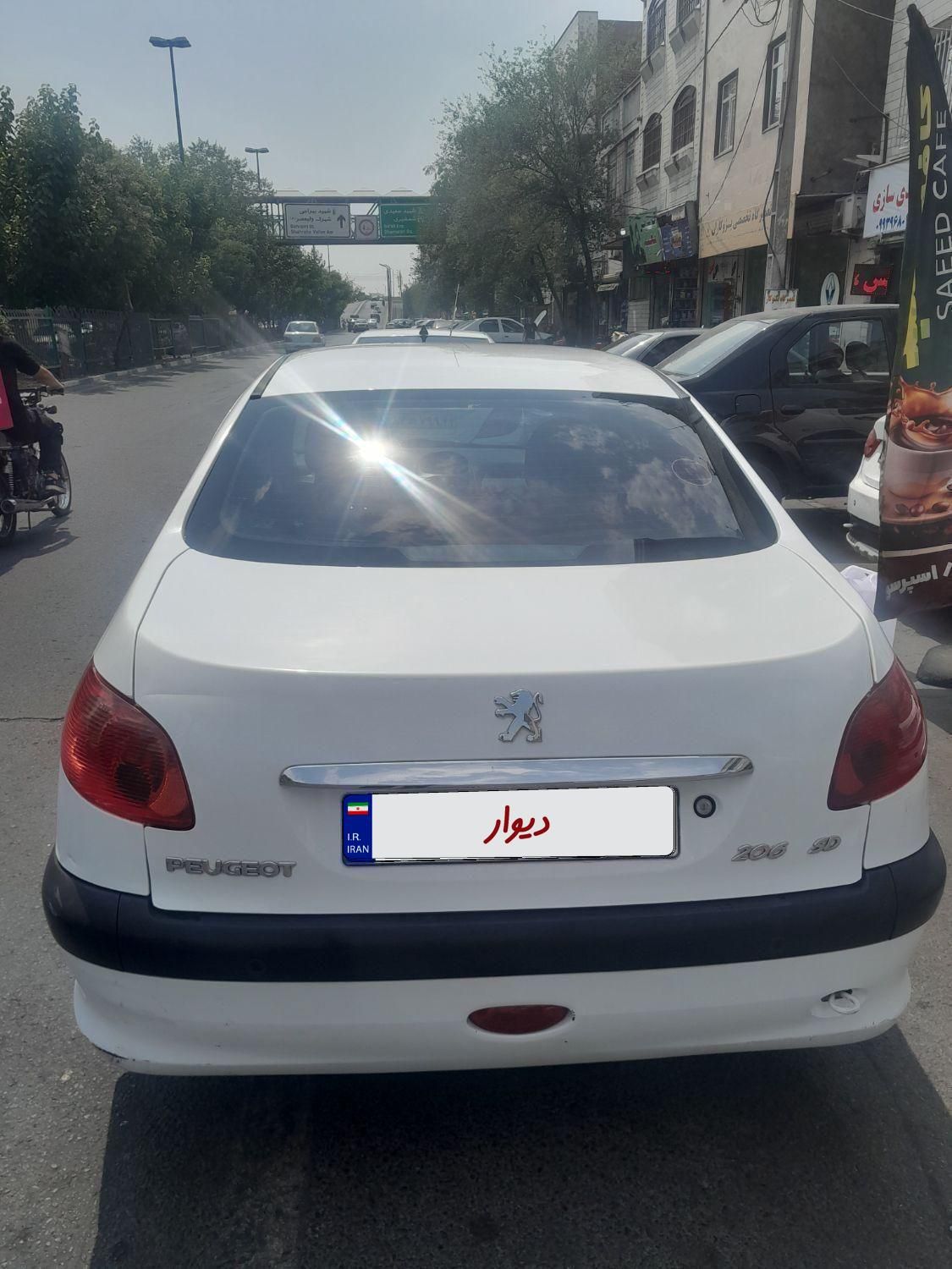 پژو ۲۰۶ صندوق دار v8 - 1395