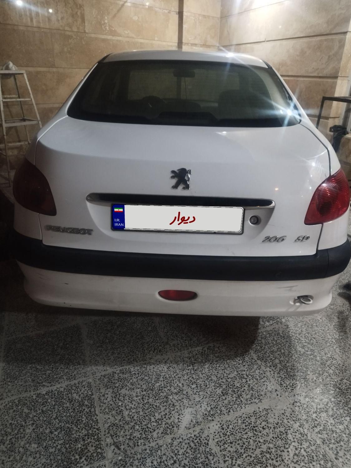 پژو ۲۰۶ صندوق دار v8 - 1395