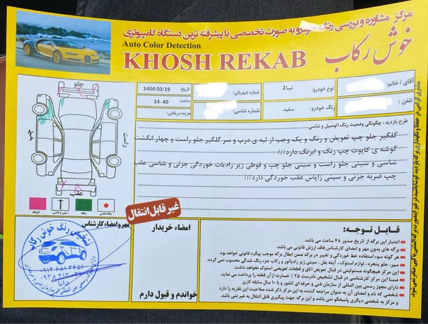 تیبا 2 EX رینگ آلومینیومی - 1401