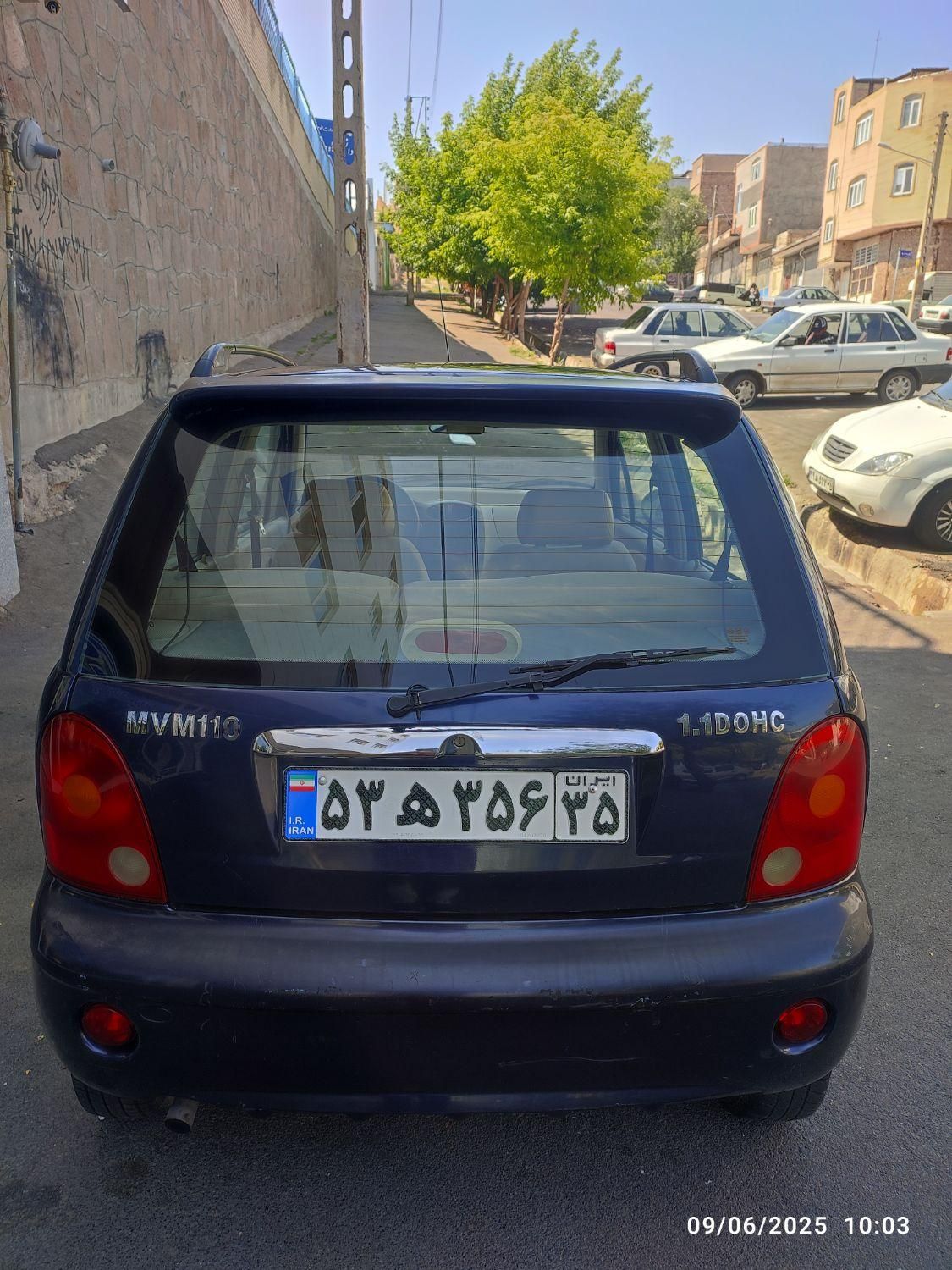 ام وی ام 110 چهار سیلندر دنده ای - 1392