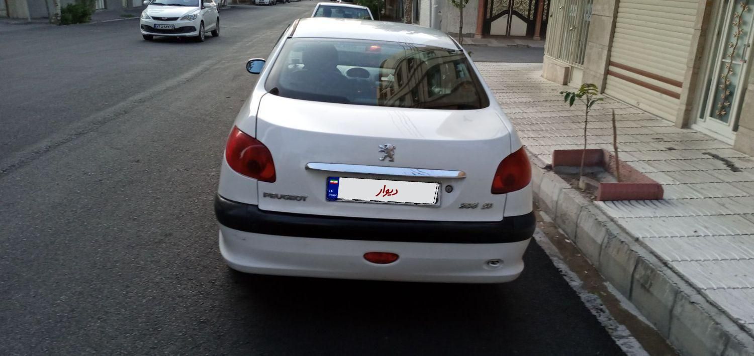 پژو ۲۰۶ صندوق دار v20 - 1387