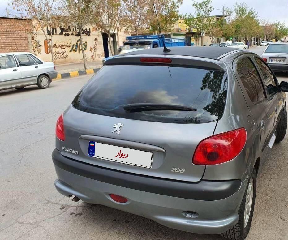 پژو 206 تیپ 3 - 1387