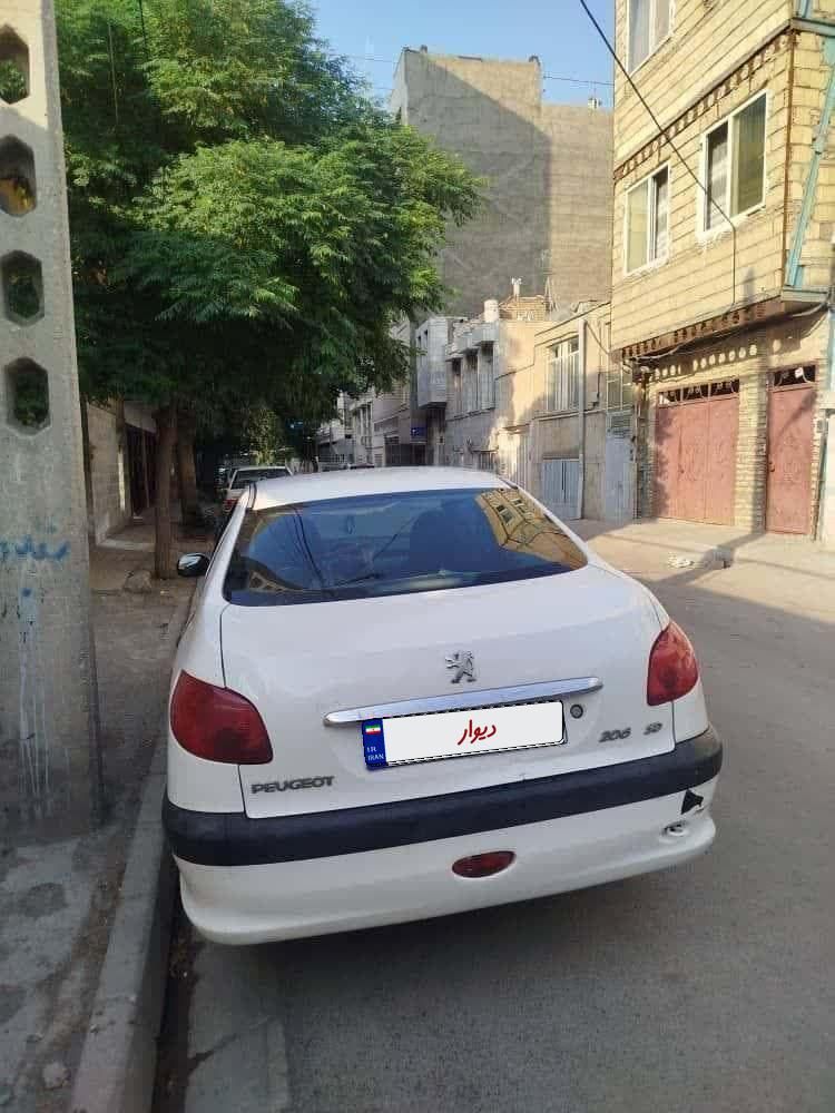پژو ۲۰۶ صندوق دار v20 - 1388