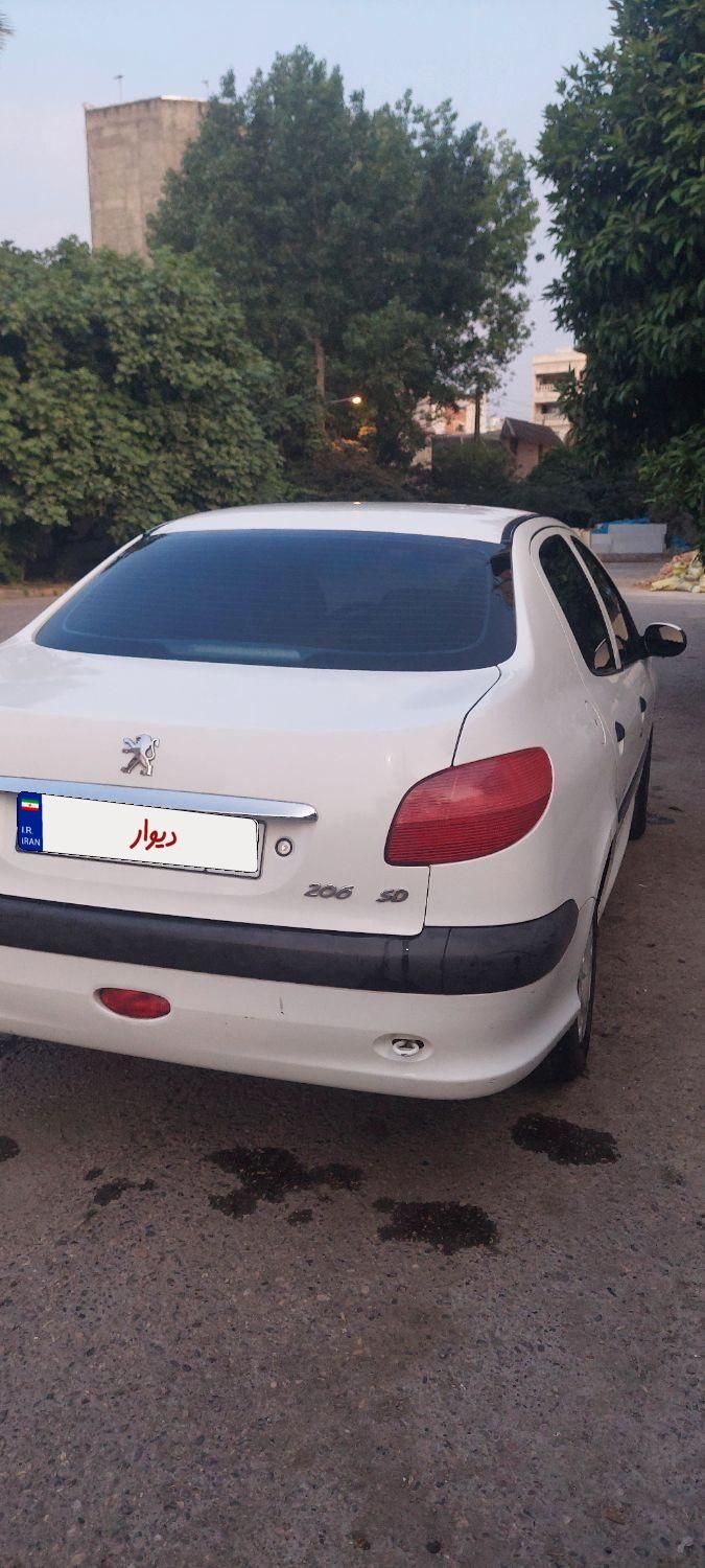 پژو ۲۰۶ صندوق دار v8 - 1387