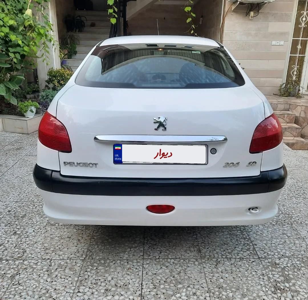 پژو ۲۰۶ صندوق دار v1 - 1386