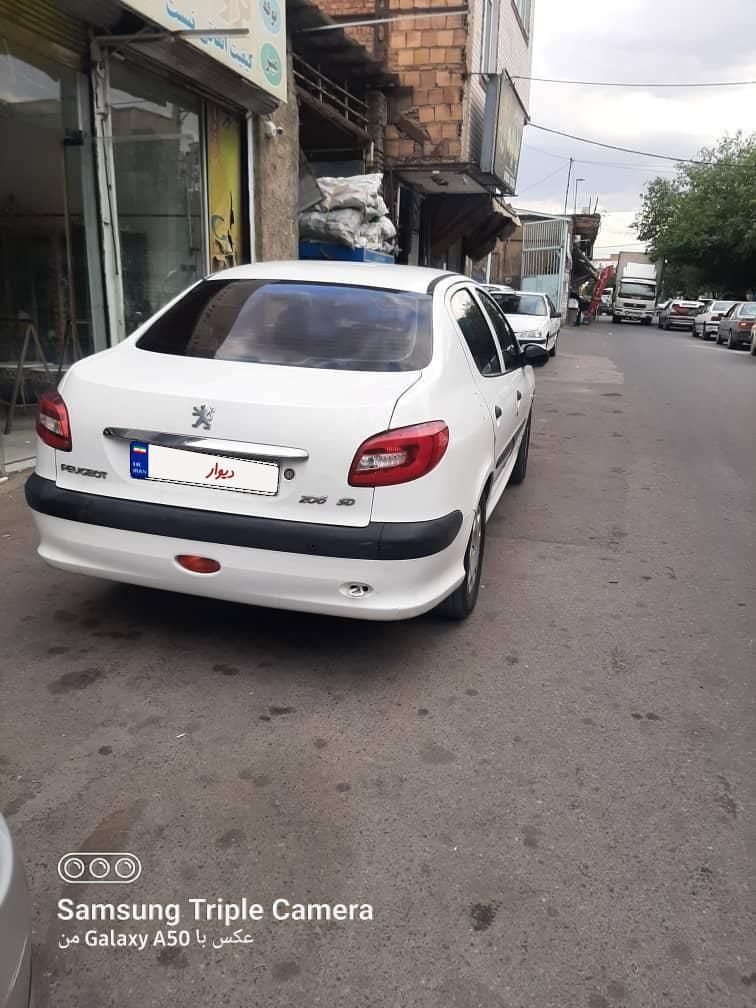 پژو ۲۰۶ صندوق دار v8 - 1393