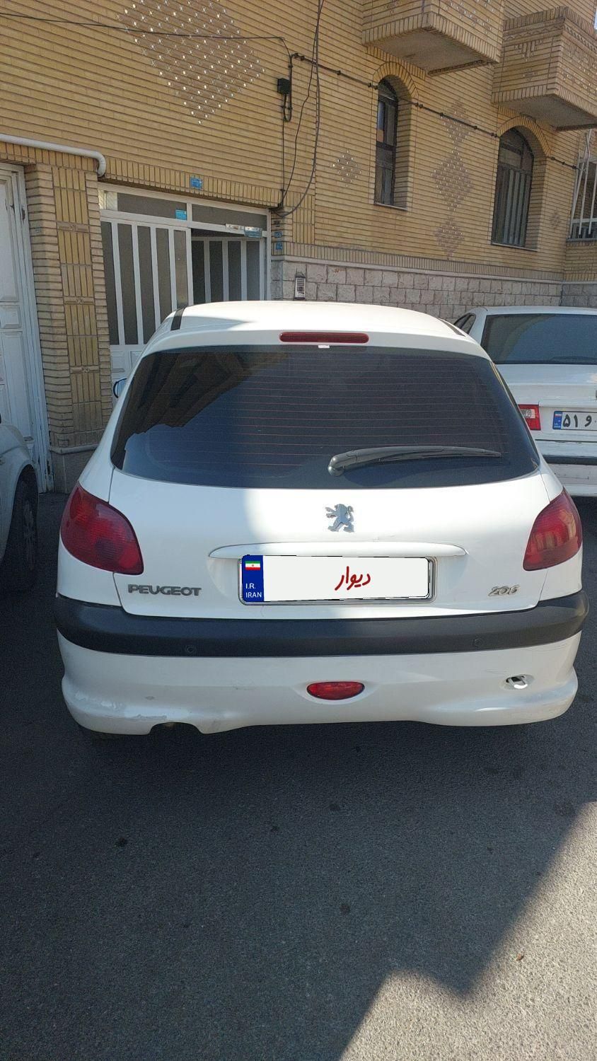پژو 206 تیپ 2 - 1396