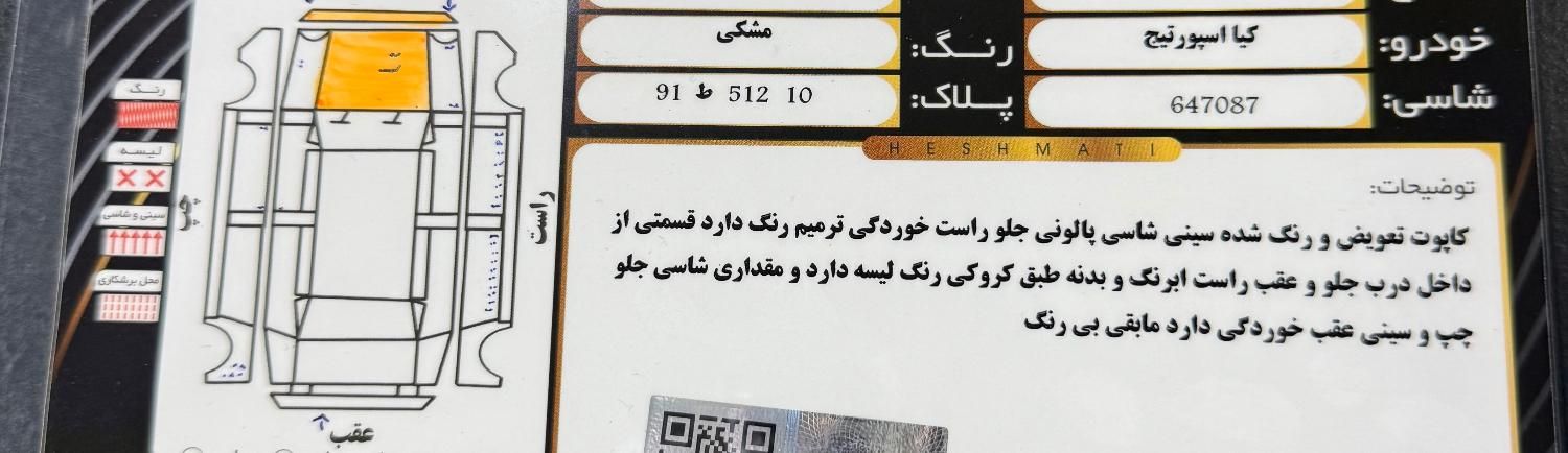 خودرو کیا، اسپورتیج آگهی ann_18651759