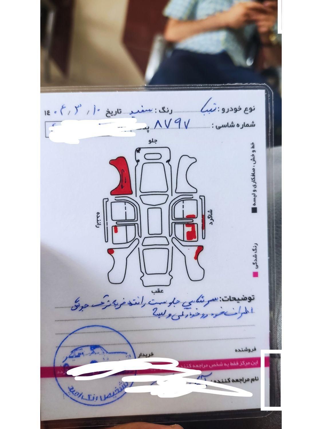 تیبا صندوق دار SX - 1396